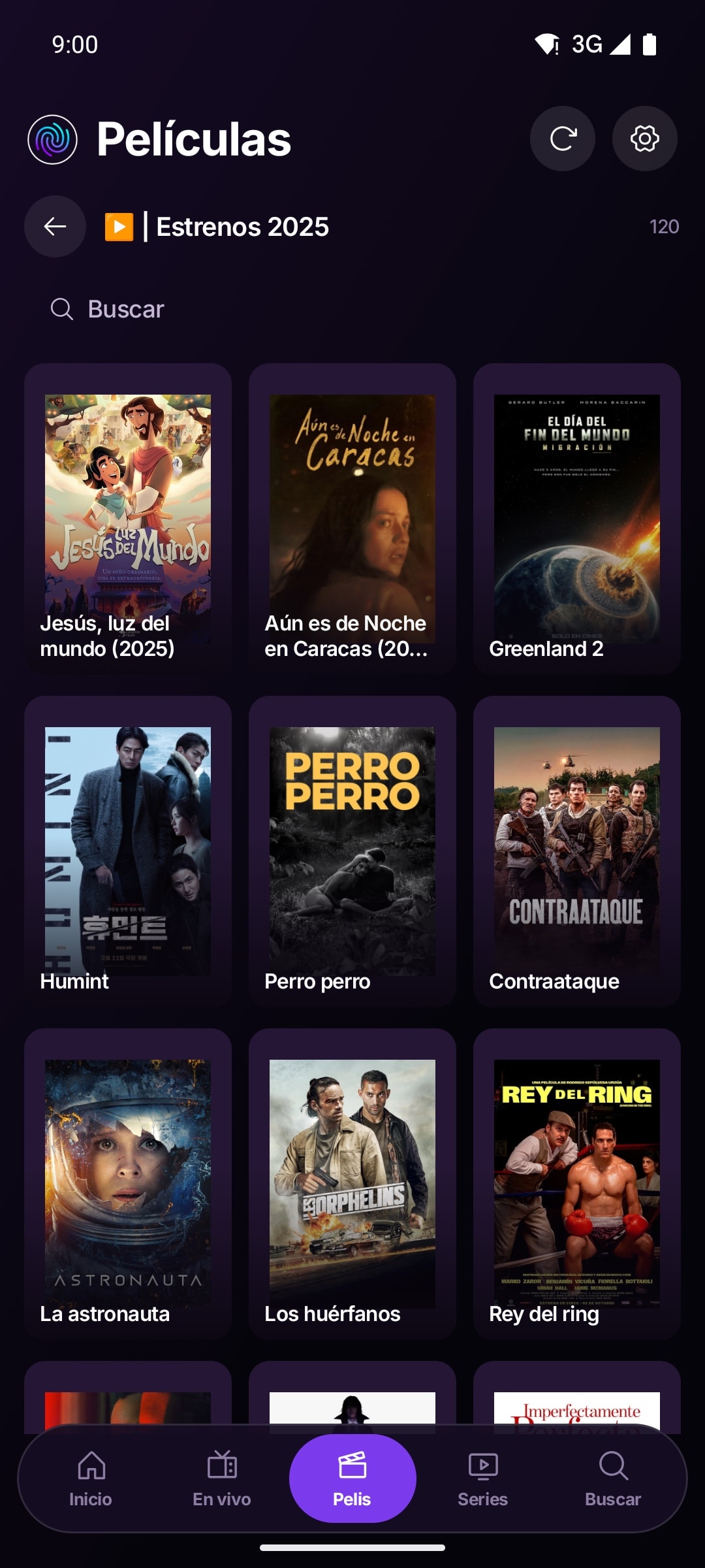 Estrenos de películas